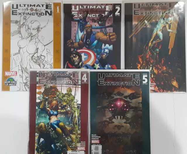 The Ultimate Extinction 1,2,3,4,5 Complete Set 1-5 - W. Ellis - 2006 High Grade