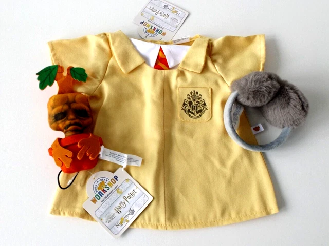 Build a Bear - Abiti per ragazze/ragazzi - Pacchetto Mandragola Erbologia di Harry Potter - Nuovo