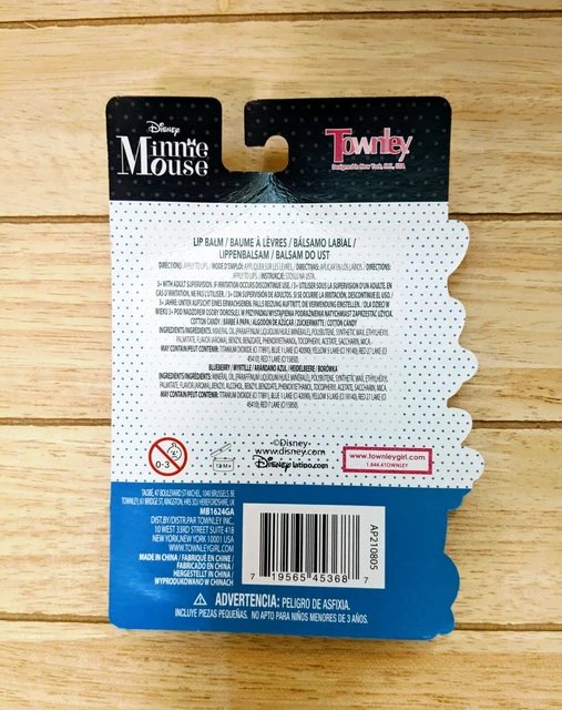 DISNEY MINNIE MOUSE COTTON CANDY & BLUEBERRY FLAVORED Lip Balm 0.14 OZ 2