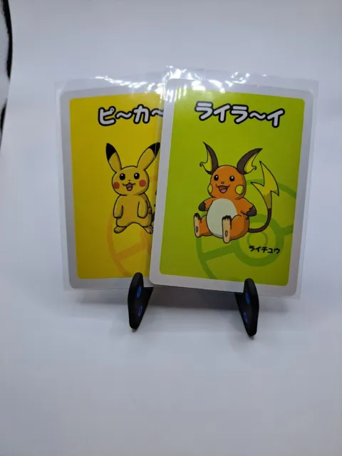 Pikachu & Raichu Old Maid Pokemon Center Babanuki Game Japanese Old Maid 2019