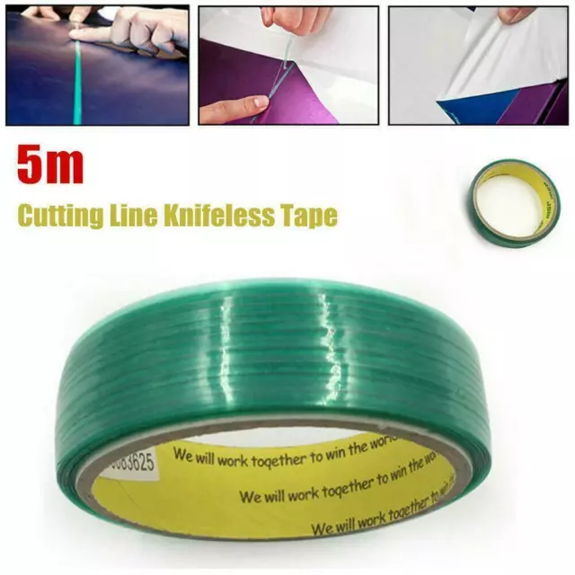 5M Car Auto Knifeless Tape For Car Vinyl Wrapping Line NEW Cutting Tools