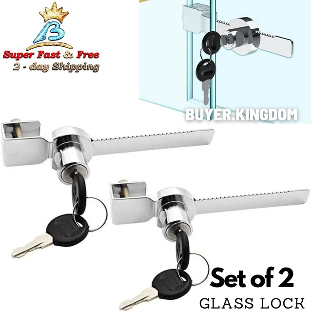 SLIDING GLASS DOOR Lock With Universal Key For Showcase Locks