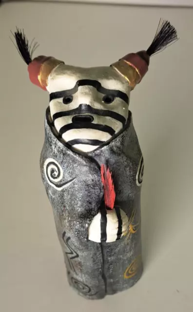 Judy Peele Tribal People Sculpture Limited Edition Zuni Kashare Clown Kachina