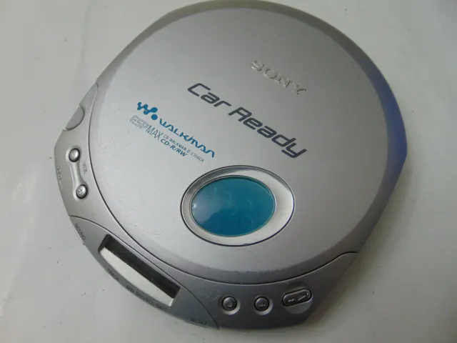 Sony CD Walkman ESP MAX D-E356CK Car Ready Portable CD/CD-R/RW Player - Working!