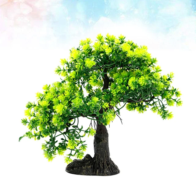 1pc Artificial Aquarium Plants Fish Tank Bonsai Ornament Tree Underwater Plant