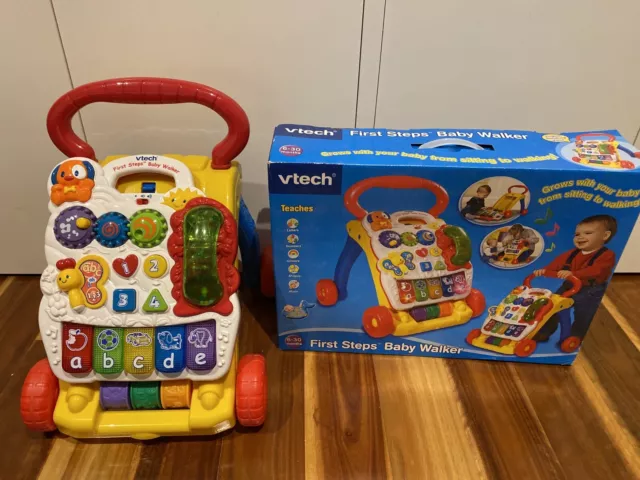 Vtech first step baby walker 2-in-1 Suits6-30mons RRP$89.95