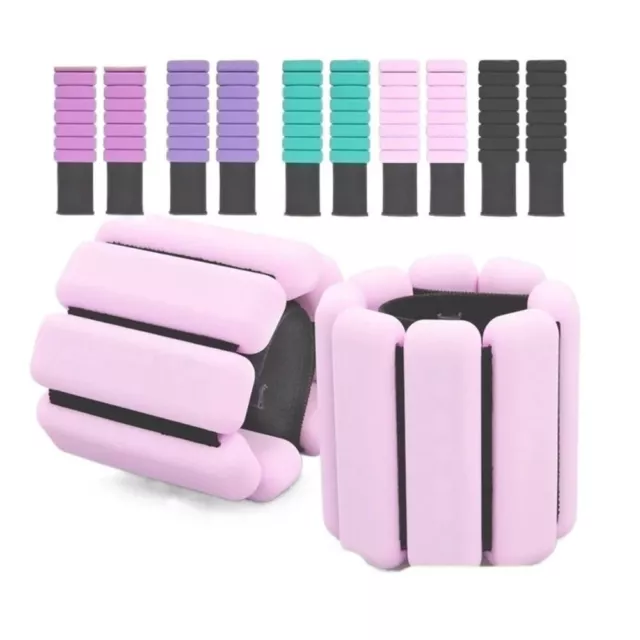 8 Colors Weight-bearing Sandbag Iron Block Silicone Leggings Wristband