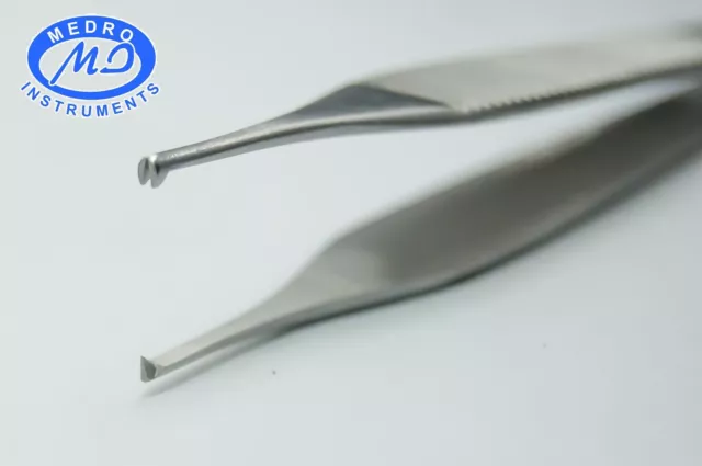 Adson Tissue Forceps 4.75" 1x2 Rat Teeth Tweezers OR Grade Surgical Instruments