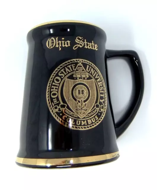 Ohio State University Beer Coffee Mug Stein 4"  W.C. Bunting Pottery Co.