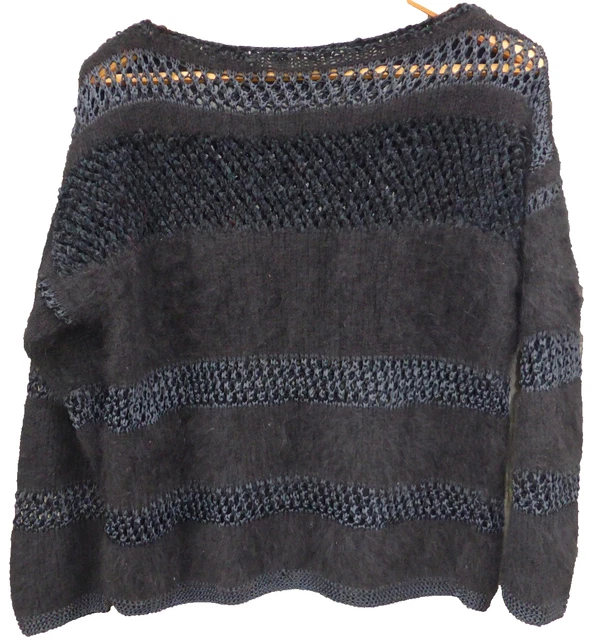 Pull Anny Blatt Veronika – Angora Et Acrylique – Couleur Vert Turquoise, Taille XL – Neuf Sans étiquettes