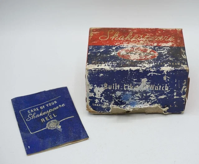 BOÎTE DE PÊCHE Avec Materiel Ancien (Moulinet, Pochettes, Fil...) EUR 30,00 - FR