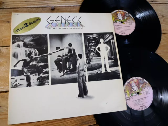 Genesis The Lamb Lies Down On Broadway 2 Lp 33T Vinyle Ex Cover Ex Original 1974