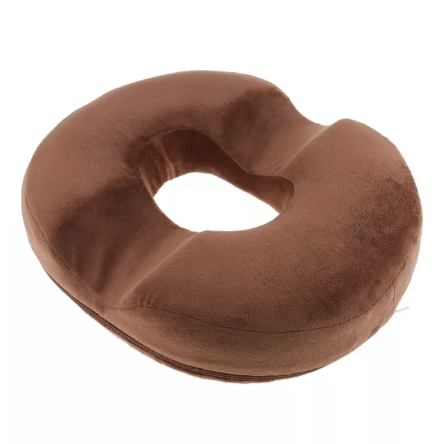 Soft Ring Donut Seat Cushion Hemorrhoid Memory Foam Office Car Pad Coffee