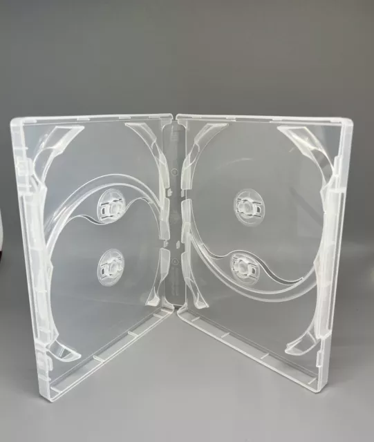 3 PCS NEW Original Scanavo Criterion 22mm Multi-4 BLU-RAY Cases, Super Clear,CR4