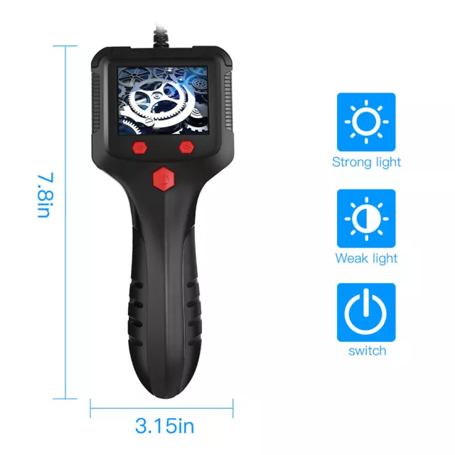 Endoscope 8.8mm 1080P HD Digital Industrial Borescope Inspection Camera IP67 UK