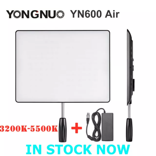 YONGNUO YN600 Air LED Video Light Bi-color 3200-5500K For Camera DSLR Studio DV