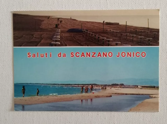 Saluti Da Scanzano Jonico Matera Cartolina Fg Vg 1990