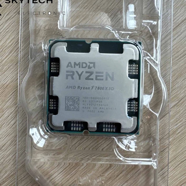AMD RYZEN 7 7800X3D 8-Cores 4.2GHz Socket AM5 Gaming CPU Processor $573 ...