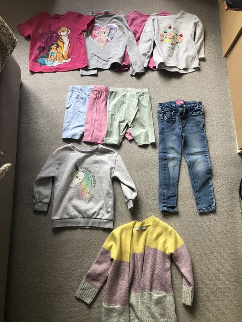 Girls Clothing bundle 4 years M&S Joules Tu Play Wear Trousers Tops Cardigan