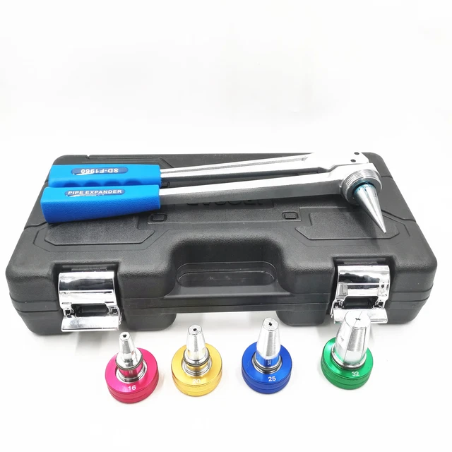 SD-F1960 PEX Pipe Tube Expander 16,20,25,32mm Expansion Tool Kit For Water And