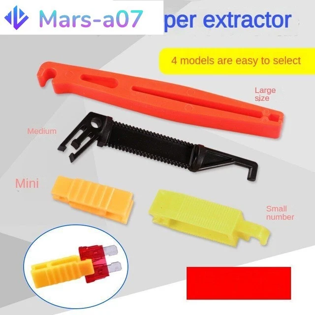 4pcs set Car Automobile Fuse Clips Tools Mini Fuse Puller Extractor