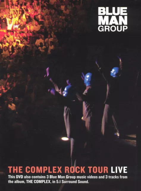 Blue Man Group: The Complex Rock Tour Live DVD (2004) cert E Fast and FREE P & P