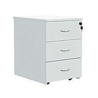 Serrion Eco 18 3 Drw Ped White