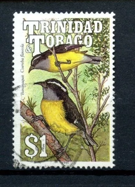 Trinidad & Tobago 1990 SG#791 $1 Birds USed #A25720