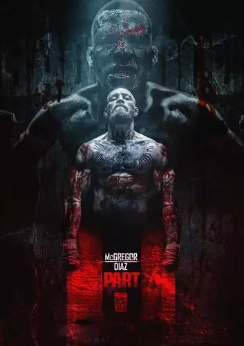 Poster fotografico stampa artistica Conor McGregor V Nate Diaz UFC 202 A3