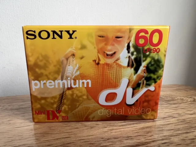 1x Sony Premium Mini DV / MiniDV Cassette Tape - DVM60PR3 DVM60 Digital Video