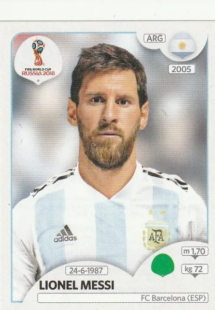 Panini World cup 2018 Russia  #288 - Lionel Messi