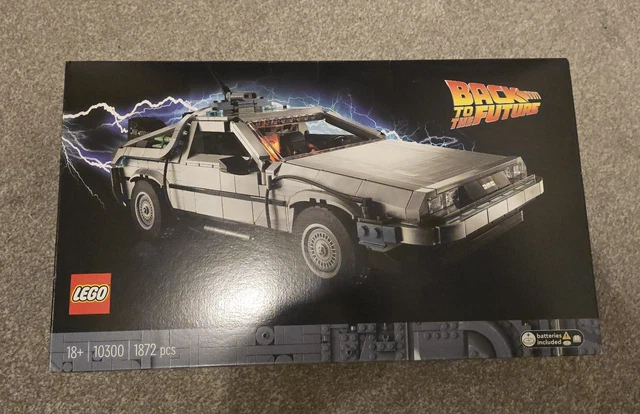 LEGO ICONS BACK to the Future Time Machine 10300 Complete Set £177.47 ...