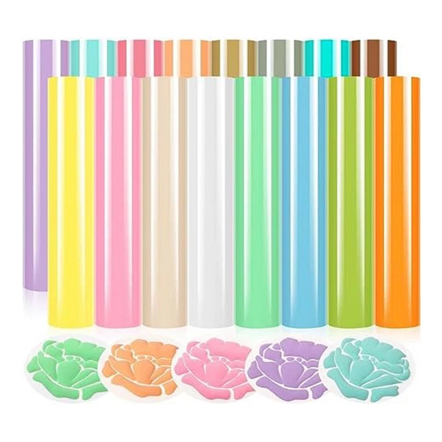 Puff Vinyl Wärmeübertragung - 3D Puff HTV Wärmeübertragung Vinyl 30 x 25 Zoll Pastell8874