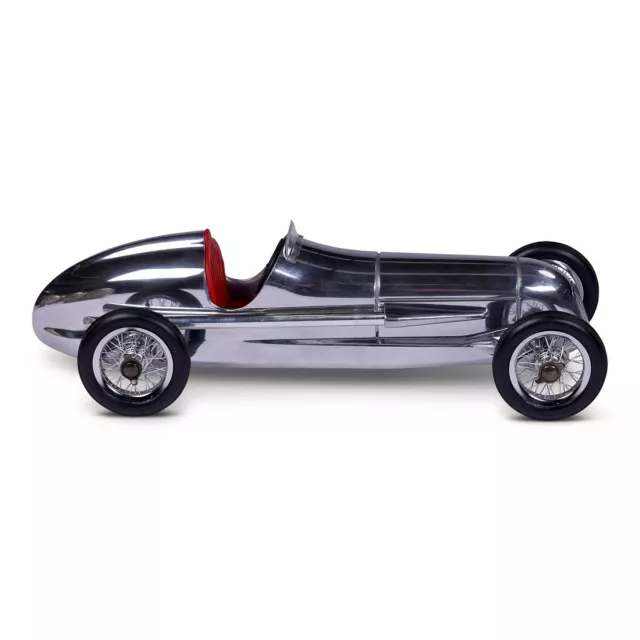 Mercedes Silberpfeil W25, Modell Rennwagen, Modellauto, Spindizzy Car roter Sit