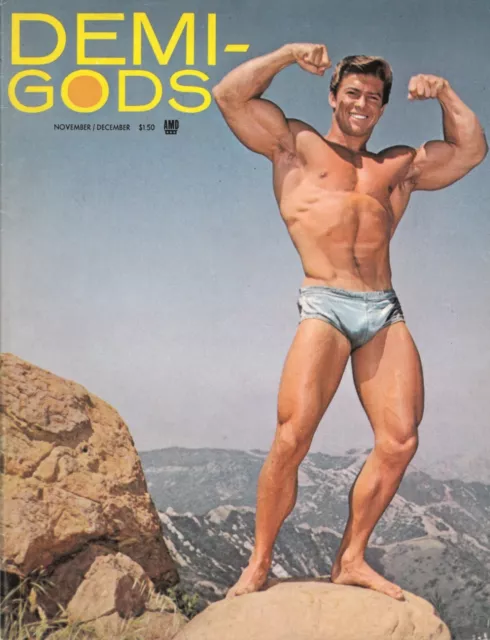 Demi-Gods V.1 N.4  Nove-Dec 1966, Vintage Male Beefcake Magazine, Rare