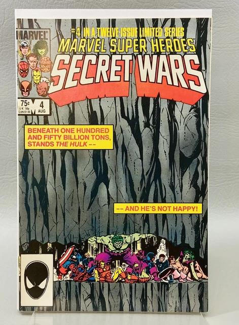 NM Secret Wars #4 Comic (Marvel, 1985) Dr Doom Wolverine Magneto Spiderman Hulk