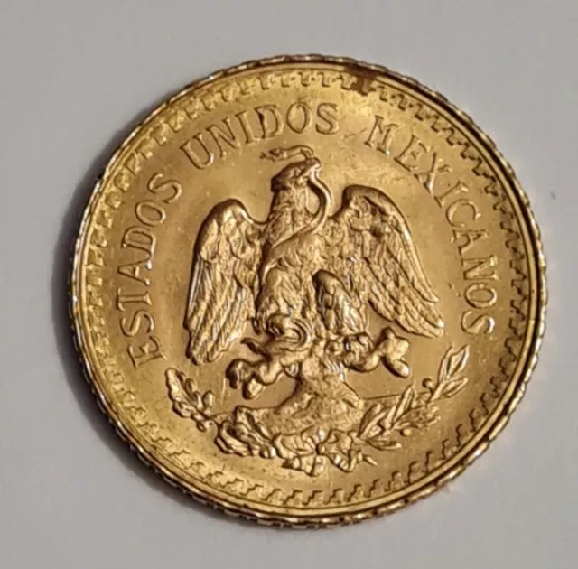 Pièce En Or Mexique De 2,5 Pesos En Or . Date 1946 .