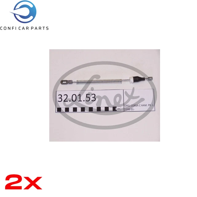 Handbremsseil Bremsseil Paar Hinten Linex 320153 2Pcs P Neu Oe Qualit�T