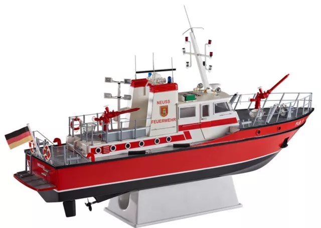 Fire Fighting Boat FLB-1 with Fittings Kit - 1:25 Scale Krick Robbe RC Model Kit