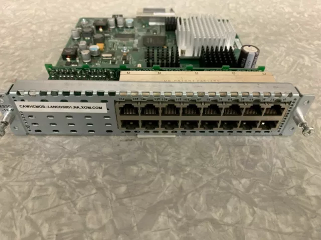 Cisco SM-ES3G-16-P 16-Port POE+ Capable Layer 2/3 LAN