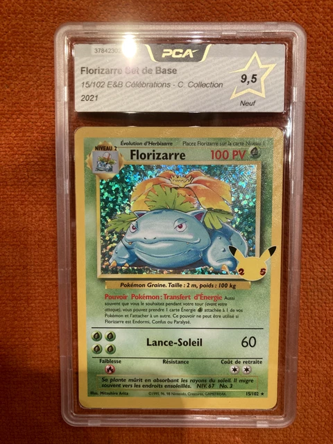 Carte Pokémon Florizarre 15/102 Célébrations PCA 9,5 NEUF