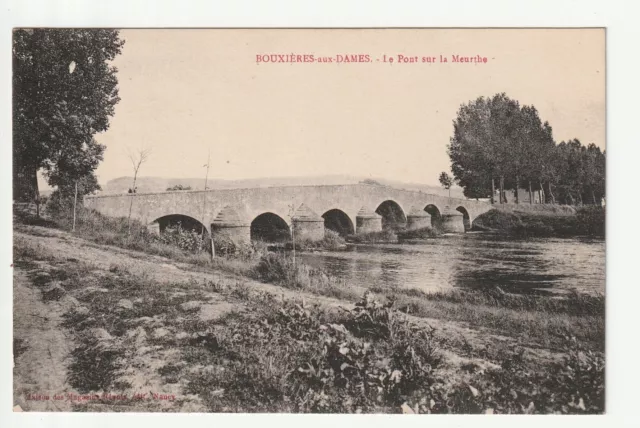 BOUXIERES AUX DAMES - Meurthe et Moselle - CPA 54 - le pont sur la Meurthe