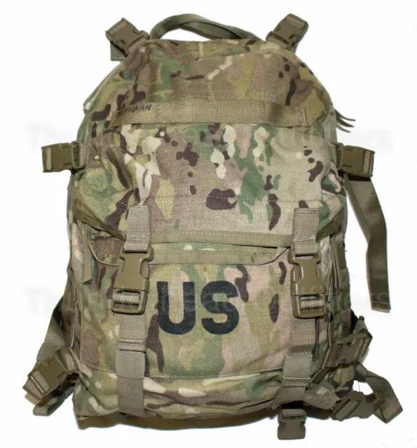 USGI US MILITARY MOLLE II 3 Day Assault Pack OCP Multicam  W/ Pad & Stiffenrt