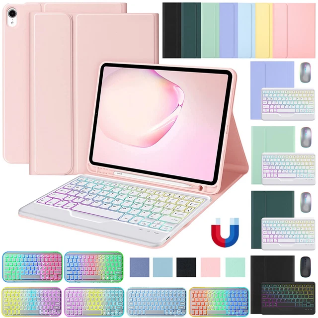 For iPad 7/8/9/10th Gen 10.9 Air 4 5 Pro 11 Case Backlit Touchpad Keyboard Mouse