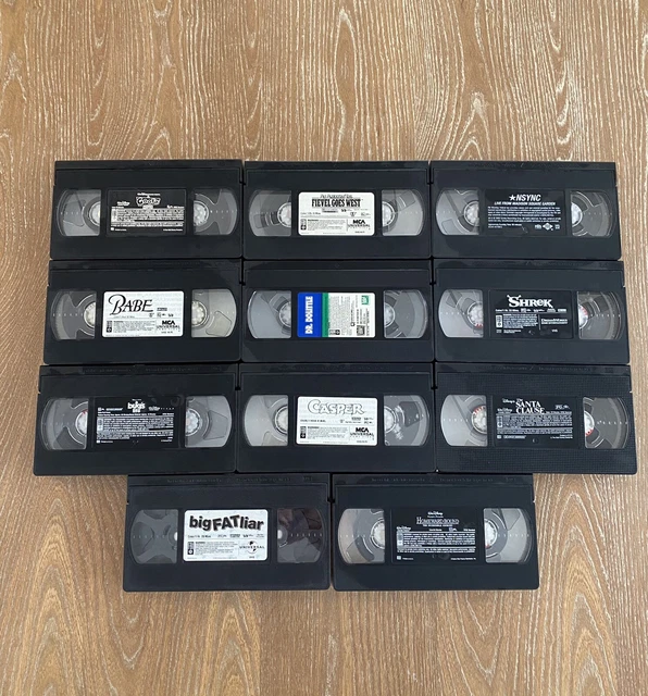 FAMILY/CHILDREN MOVIES FAMILY Movie Night on VHS lot of 11 Tapes ...