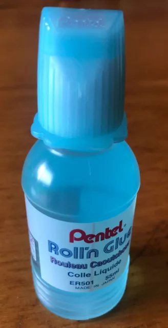 Pentel Lot de 12 ER501 - Colle Liquide Transpare…