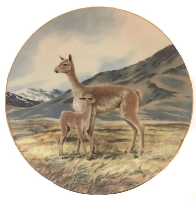 WS George Will Nelson 1991 THE VICUNA Ninth Issue Plate