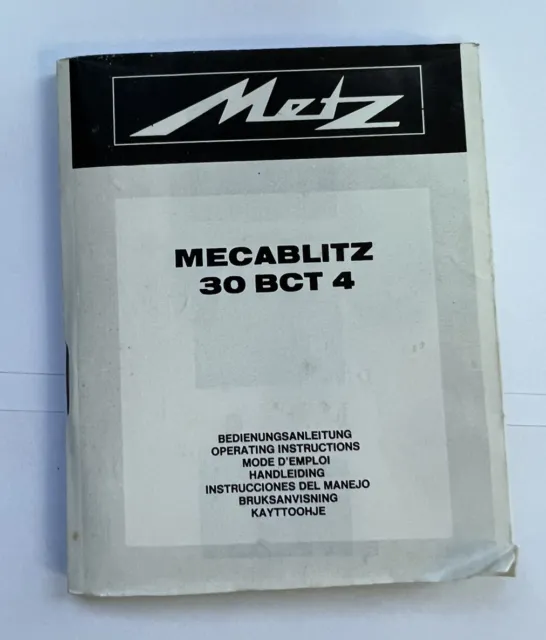 Metz mecablitz 30BCT4 Shoe Mount Flash ( Universal ) 7
