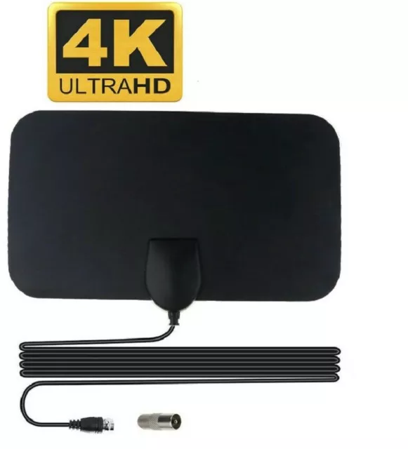 50 miglia 4K 1080P Digitale Antenna TV Interna Amplificata Potente HDTV DTT DVB