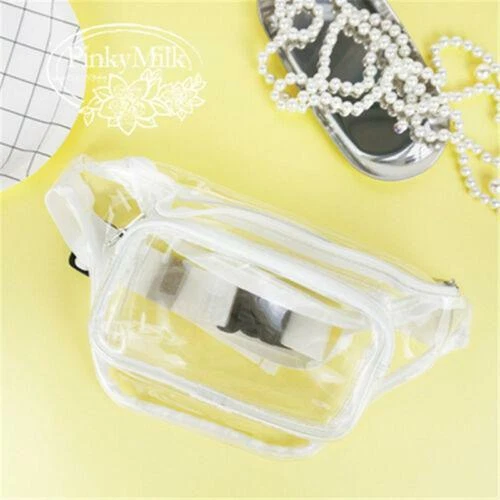 Lolita Cute Anime Transparent Itabag Waist Bag Lace Women Casual Shoulder Bag Ne